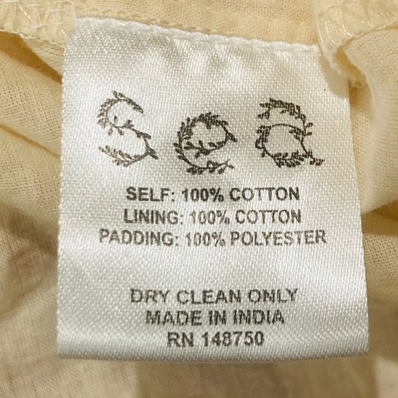 Sea New York brown, orange & cream Ivette mini dress with quilted detail. Small - Picture 5 of 6